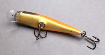 Nils Master INVINCIBLE Floating Wobbler, Größe: 8 cm, Farbe: 274 Black Head Orange Copper Gold, Gewicht: 8 Gramm